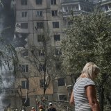 Kryvyi Rih, la ville natale du président Zelensky, a été la cible de deux bombardements samedi.